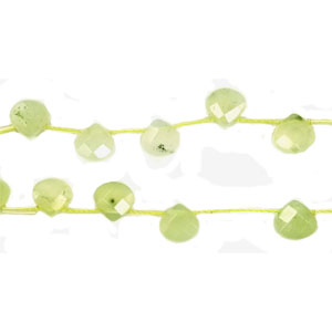 NEW JADE FACETED PEAR SD 8X8MM